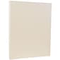 JAM Paper Parchment 65 lb. Cardstock Paper, 8.5" x 11", Pewter Gray, 50 Sheets/Ream (96600800)