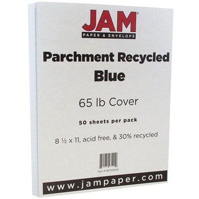 JAM Strathmore Cardstock, 8.5 x 11, Bright White Wove, 130lb, 25