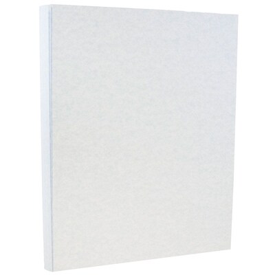 JAM Paper® Parchment Cardstock, 8.5 x 11, 65lb Blue Recycled, 50/pack (96700000)