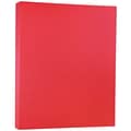 JAM Paper® Metallic Cardstock, 8.5 x 11, 110lb Stardream Metallic Jupiter Red, 50/pack (173SD8511JU2