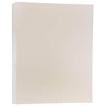 JAM Paper Metallic Colored Paper, 32 lbs., 8.5 x 11, Opal Ivory Stardream, 100 Sheets/Pack (173SD8