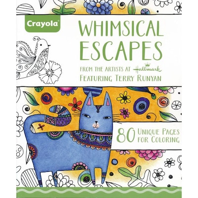 Crayola® Whimsical Art Escapes Adult Coloring Book