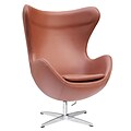 Fine Mod Imports Inner Chair Leather, Light Brown (FMI1131-ltbrown)