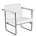 Fine Mod Imports Celona Chair, White (FMI9247-white)