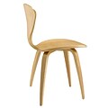 Fine Mod Imports Wooden Side Chair, Natural (FMI1206-natural)