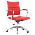 Fine Mod Imports Sopada Conference Office Chair Mid Back, Red (FMI10077-red)