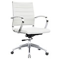 Fine Mod Imports Sopada Conference Office Chair Mid Back, White (FMI10077-white)