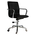 Fine Mod Imports Confreto Conference Office Chair Mid Back, Black  (FMI10170-black)