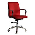 Fine Mod Imports Confreto Conference Office Chair Mid Back, Red (FMI10170-red)