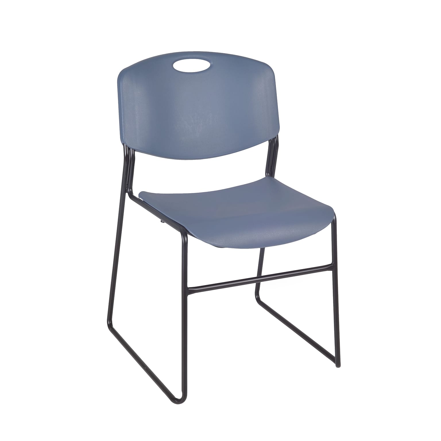 Regency Zeng Metal/Polypropylene Stack Chair, Blue (4400BE)
