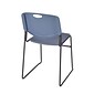 Regency Zeng Metal/Polypropylene Stack Chair, Blue (4400BE)