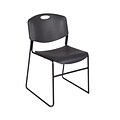 Regency Zeng Metal Stack Chair, Black (4400BK)