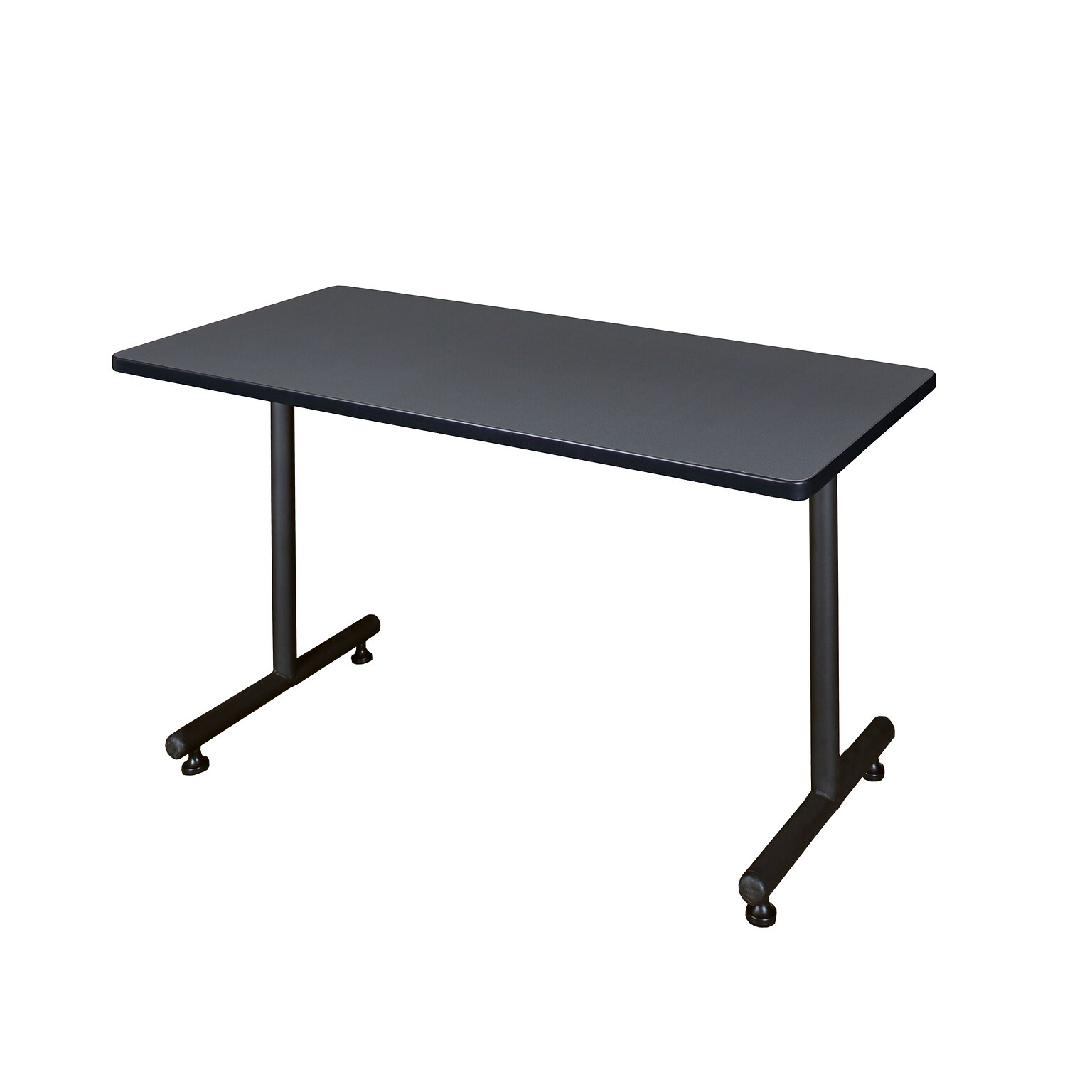 Regency Kobe 42 x 24 Metal and Wood Training Table, Grey (MKTRCT4224GY)