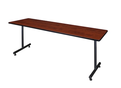 Regency Kobe 84 x 24 Metal and Wood Training Table, Cherry (MKTRCT8424CH)