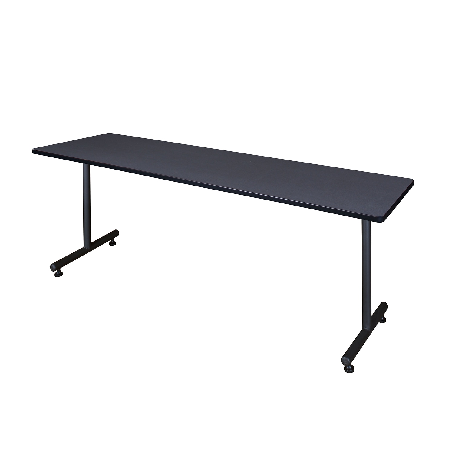 Regency Kobe 84 x 24 Metal and Wood Training Table, Grey (MKTRCT8424GY)