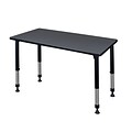 Regency Height Adjustable Kee 42 x 24 Classroom Table, Grey (MT4224GYAPBK)