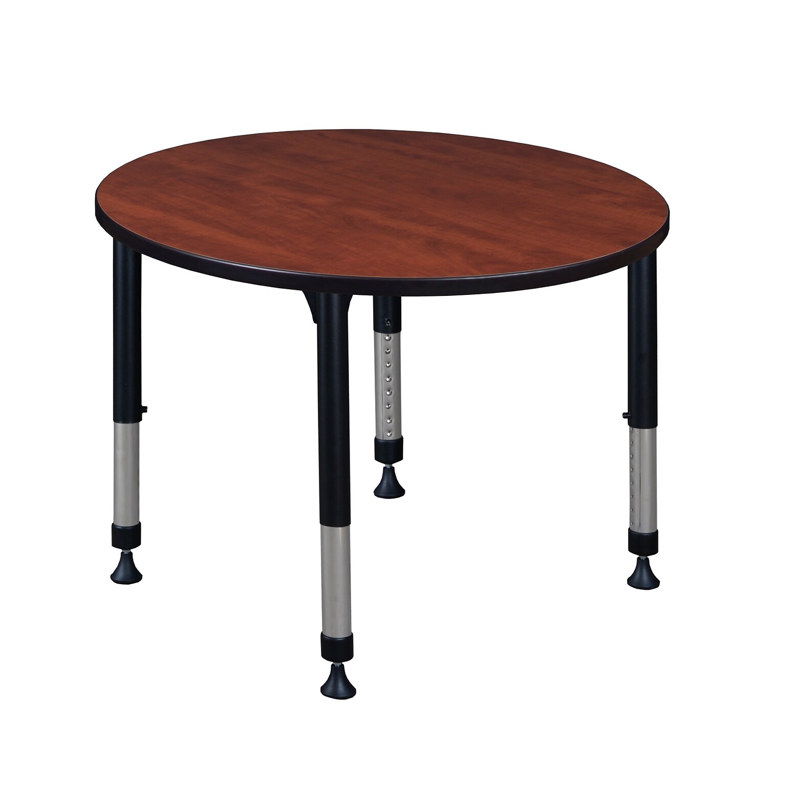 Regency Kee Adjustable 42 Round Activity Table, Height Adjustable, Cherry (TB42RNDCHAPBK)