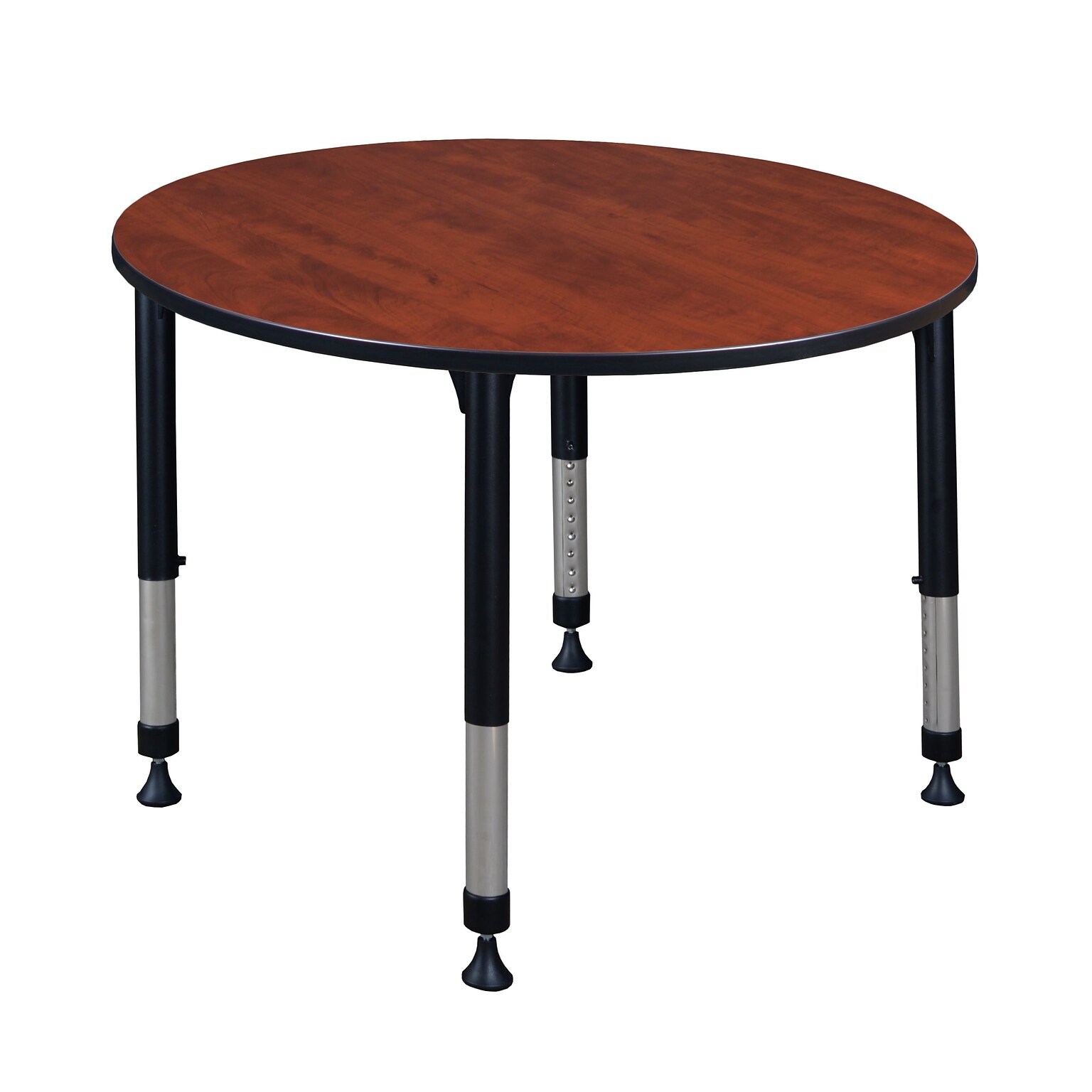 Regency Kee Adjustable 48 Round Activity Table, Height Adjustable, Cherry (TB48RNDCHAPBK)