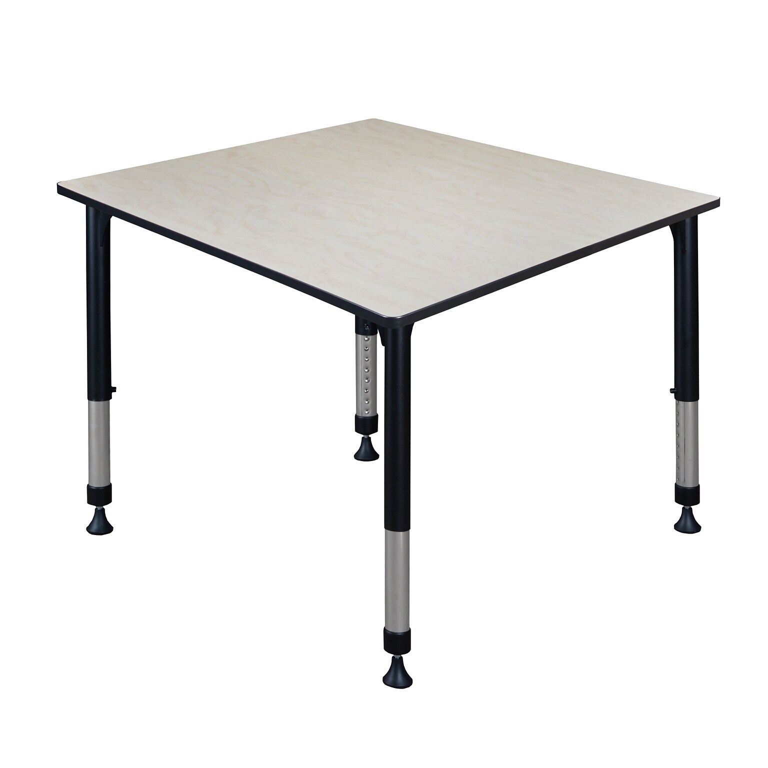 Regency Kee Adjustable Square Activity Table, 23 x 48, Height Adjustable, Maple (TB4848PLAPBK)