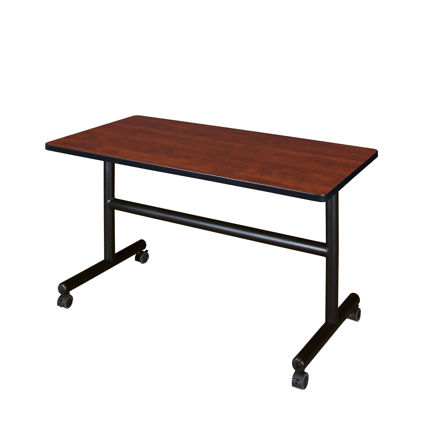 Regency Kobe Flip Top 48 x 30 Metal and Wood Training Table, Cherry (MKFT4830CH)