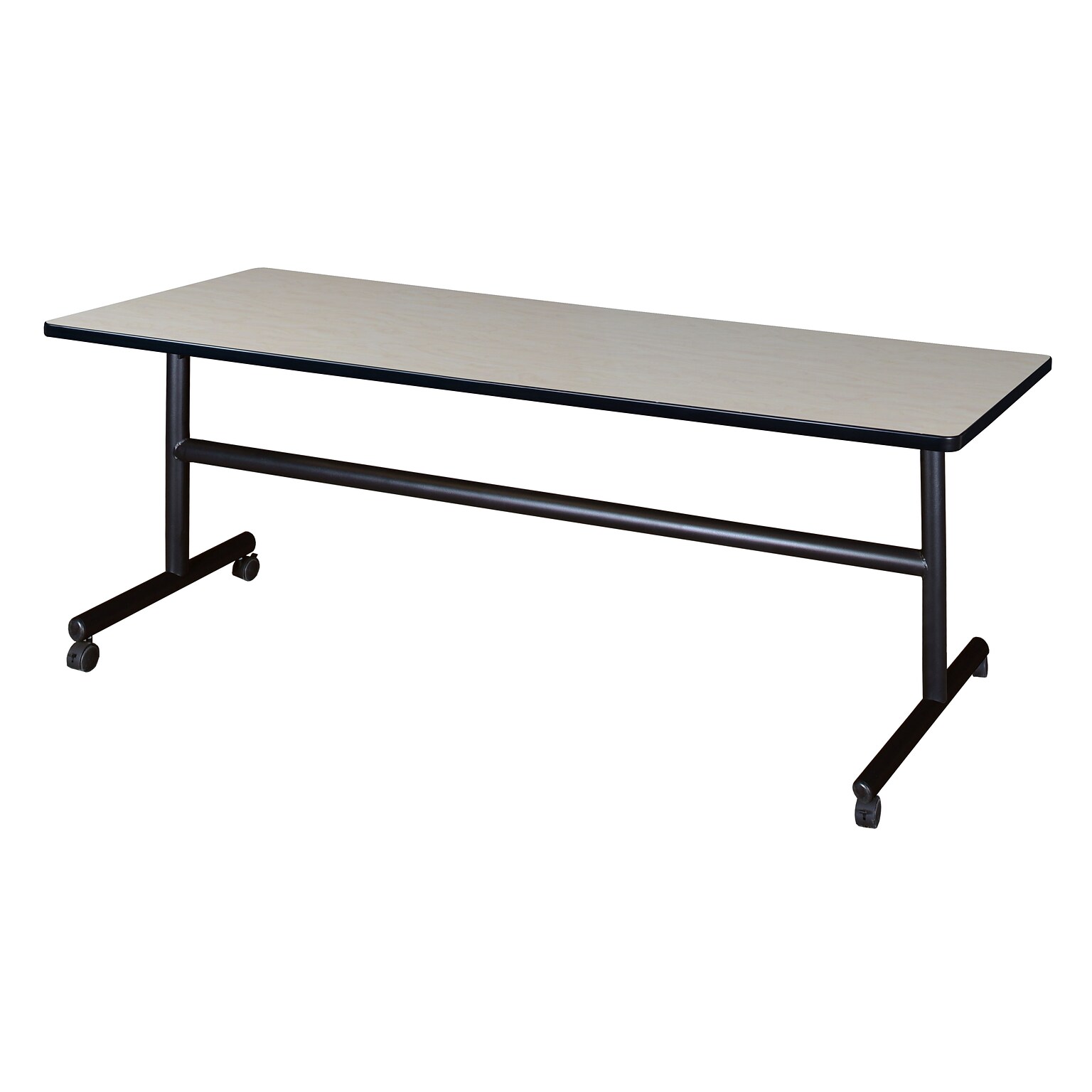 Regency Kobe Flip Top 72 x 30 Metal and Wood Training Table, Maple (MKFT7230PL)