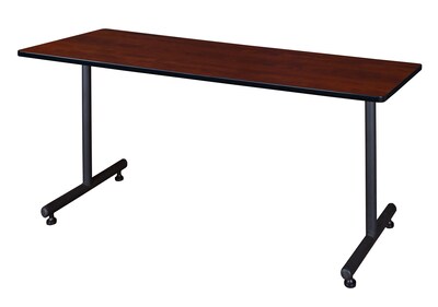 Regency Kobe 72 x 30 Metal and Wood Training Table, Cherry (MKTRCT7230CH)