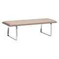 Zuo Modern  Cartierville Bench Taupe (WC500186)