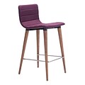Zuo Modern Jericho Counter Chair Purple (Set of 2) (WC100273)
