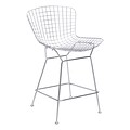 Zuo Modern Wire Counter Chair Chrome (Set of 2) (WC188018)