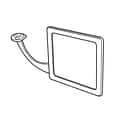 FFR Merchandising Aisle Sign Frame with Magnetic Under-Shelf Mount, 4/Pack, (1812964904)