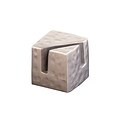 FFR Merchandising Hammered Aluminum Card Holder, Angled Cut Square, 2/Pack, (9920710144)