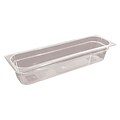 FFR Merchandising Cold Food Pans and Covers, Half Long Pan, 4 inch D, Clear, (9922510597)