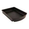 FFR Merchandising Curved Tray for Aluminum Direct Hook-In Shelves, 16 inch  Side/18 inch  Center Depth, (9922810005)