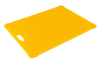 FFR Merchandising Grippy Cutting Board, 15 inch  x 20 inch , Yellow, (9922911596)