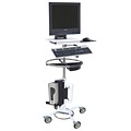 Omnimed Computer Security Cart with Cord Wrap (350717)