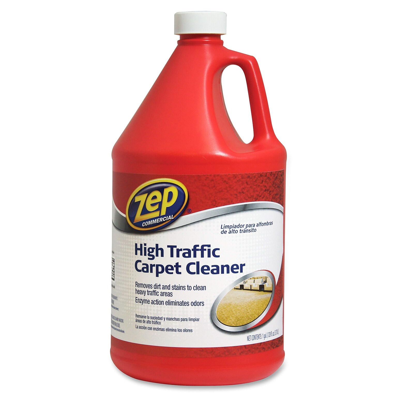 Zep Commercial High Traffic Carpet Cleaner, 1 Gallon Bottle (ZPE1041689)