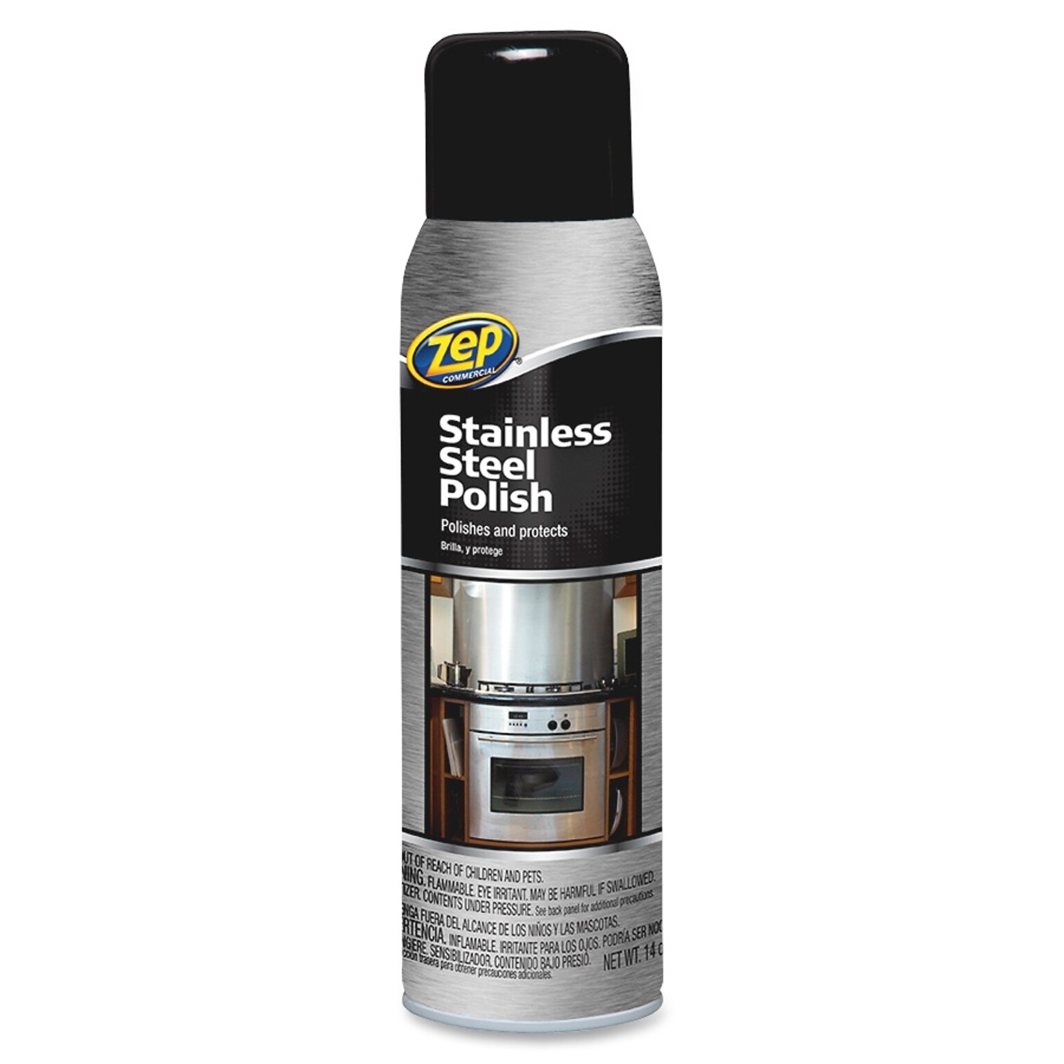 Zep Commercial Stainless Steel Polish, 14oz. (ZPE1046517)
