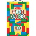 Melissa & Doug® 100 Piece Wood Building Blocks Set (481)