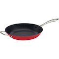 Cuisinart® CastLite™ 12 Frying Pan with Helper Handle, Red (CIL22-30HRN)