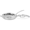 Cuisinart® MultiClad Pro 12 Skillet with Helper Handle and Cover (MCP22-30HN)