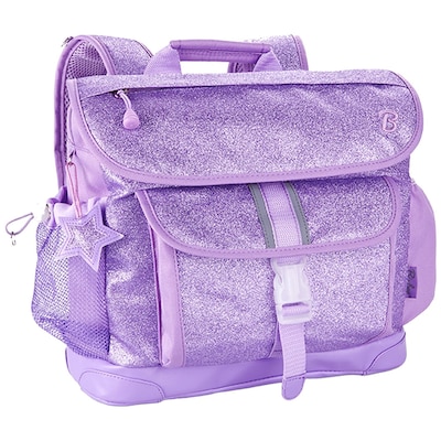 Bixbee® Sparkalicious Purple Polyester/Rubber Kids Glitter Backpack (303014)
