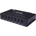 Plugable® 7-Port USB 2.0 Hub, Black (USB2-HUB7BC)