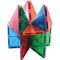 Picassotiles® Clear 3D Colors Magnet Building Block, Assorted, 100 Piece/Set (PT100)