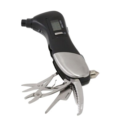 Bey-Berk Auto Emergency Tool Set with Digital Tire Gauge (BB401)