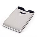 Bey-Berk Nickel Plated Business Card Case (D296S)