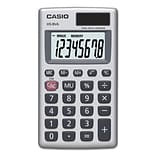 Casio HS-8VA 8-Digit Pocket Calculator, Silver