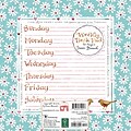 TF Publishing 7.75 x 7.75 Susan Branch Weekly Desk Pad (20-0033)
