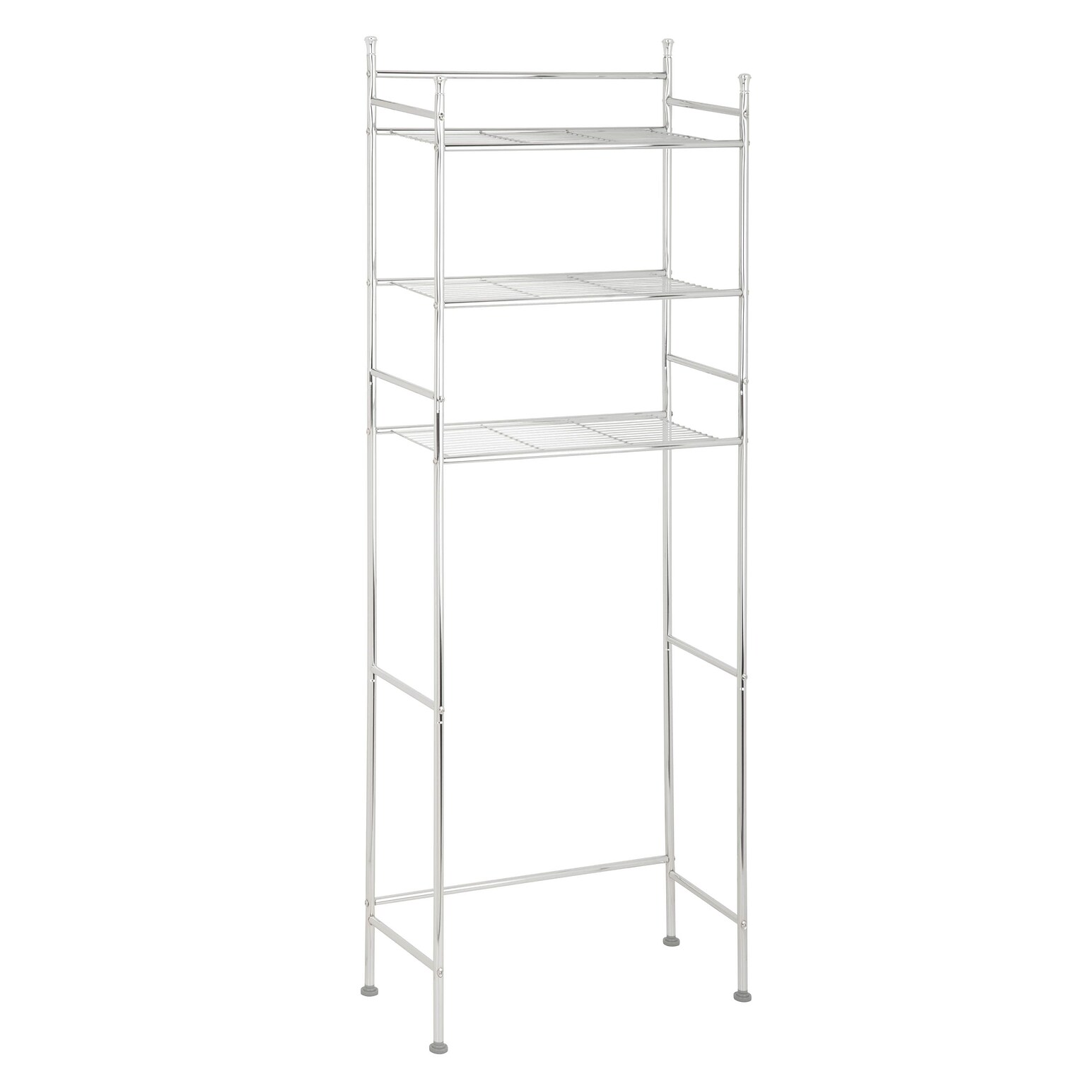 Honey Can Do 3Tier Over the Toilet Space Saver, Chrome (BTH05079)