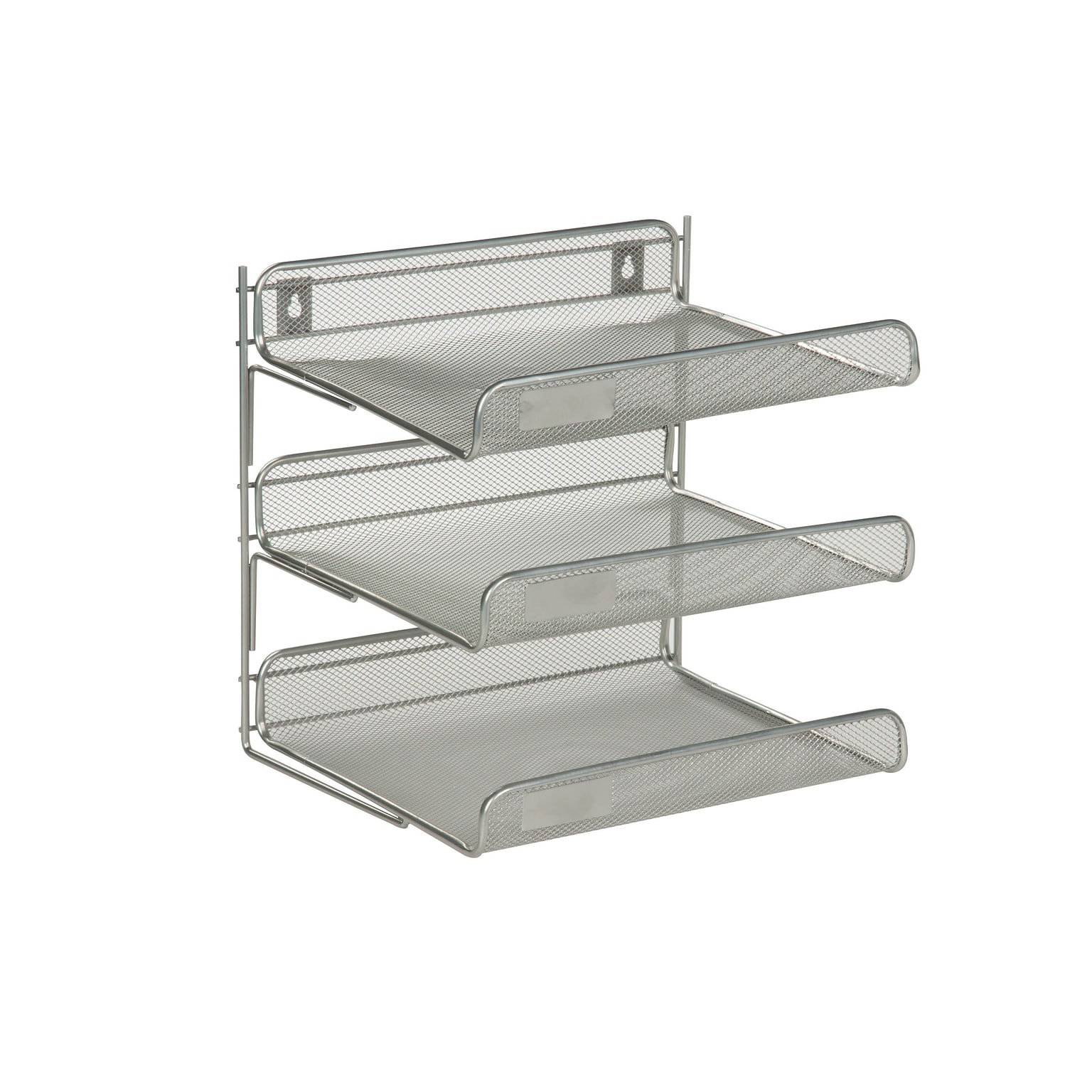 Honey Can Do 3 Tier Mesh Desk Organizer, Silver (OFC-03307)