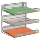 Honey Can Do 3 Tier Mesh Desk Organizer, Silver (OFC-03307)